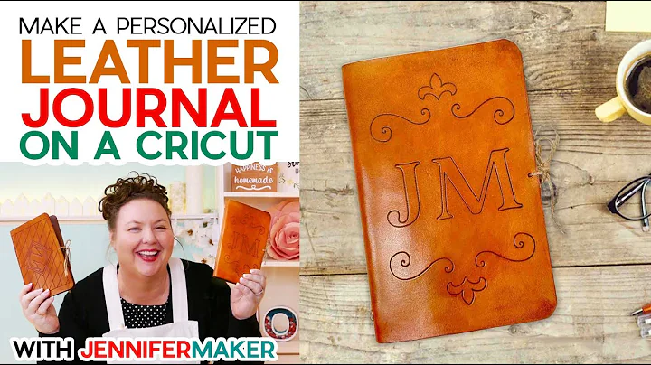 DIY Leather Journal - Cut and Tooled on a Cricut!