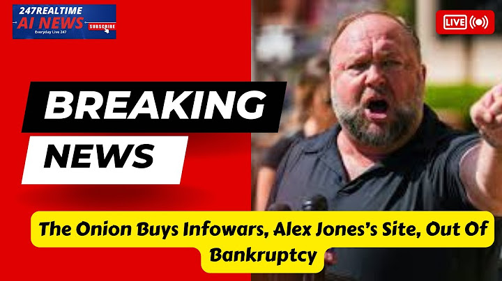 The Onion Buys Infowars, Alex Jones’s Site, Out Of Bankruptcy