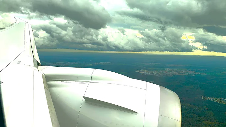 WONDERFUL BOEING 787! Approach & Landing at Frankfurt Am Main Int'l Airport, FRA