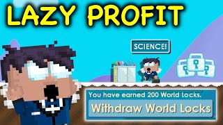 LAZY PROFIT (NO FARM) WITH THIS METHOD ! CHEAP BUDGET PROFIT ! | Growtopia