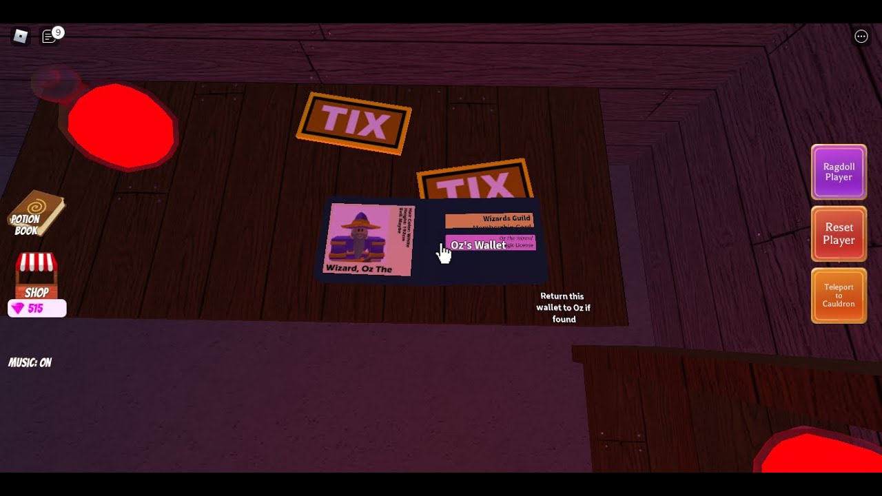 How to get OZ'S WALLET INGREDIENT in WACKY WIZARDS! [ROBLOX] - YouTube