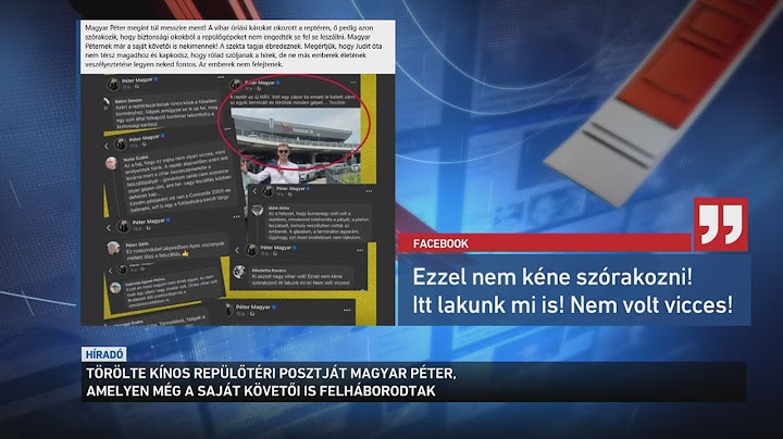 Törölte repülőtéri posztját Magyar Péter