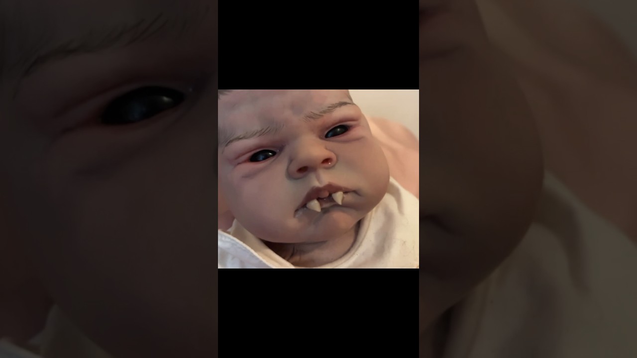 Vampire baby hisses at everyone! 