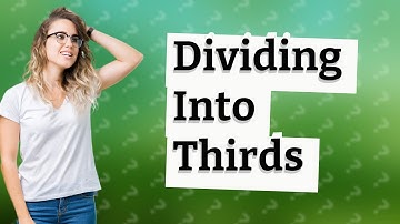 Which shape is divided into 3 equal parts?