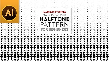 How to Create Halftone Star Pattern Background in Adobe Illustrator