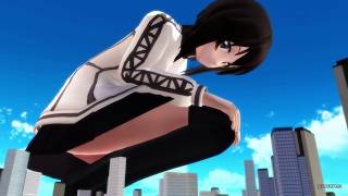 Mmd Giantess 巨大娘3000倍巨大娘の街遊びGiantess Crush The City