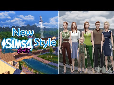 Видео: [TS4] New Style - Category CAS - Семья Ирландия