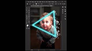Haz un efecto neon con Photoshop #shorts screenshot 3