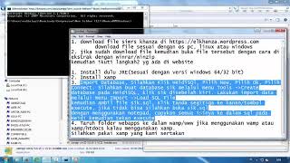 0. Tutorial Software Rumah Sakit, SIMRS KhanzaHMS Bagian 0 Instalasi Software