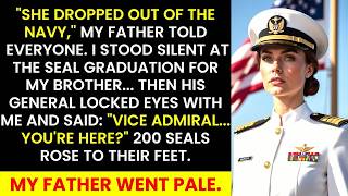 My Dad Insulted Me At My Brother’s SEAL Ceremony — Then His General Said: “Vice Admiral”