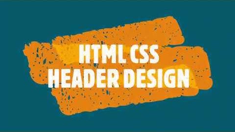 BEST Way to Build a Header With!{HTML,CSS}