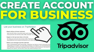 How To Create Tripadvisor Account For Business (2025)