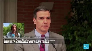 Informe desde Barcelona: ausencia de Pedro Sánchez marca inicio de campañas electorales en Cataluña