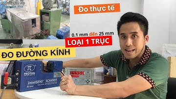 Đo đường kính cáp trực tiếp với kích thước 0,1mm đến 25mm