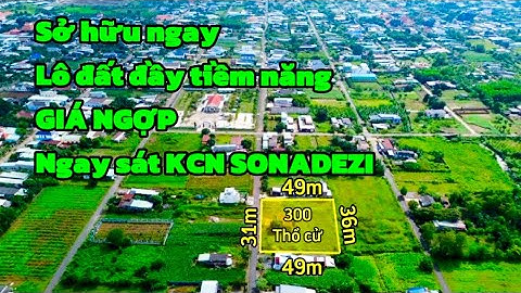 Bán thửa đất GIÁ NGỢP ngay sát KCN Sonadezi Châu Đức 