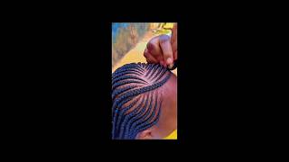FEED-IN-CORNROWS TUTORIAL #cornrows #braids #beginnerfriendly