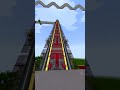 Montaña Rusa Minecraft #104 #shorts Roller Coaster
