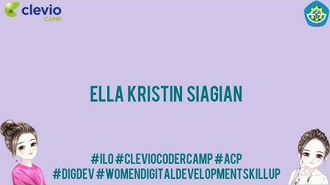 Tugas 2 11 Membuat Website #ILO #ClevioCoderCamp #ACP #Digdev #WomenDigitalDevelopmentSkillUp