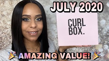 CURLBOX JULY 2020 | AMAZING VALUE!!! 🎉 JackieNaturals