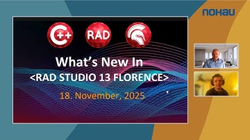 Webinar: Hvad er nyt i RAD Studio 13 Florence