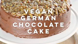 Vegan german chocolate cake