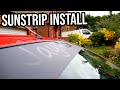 Installing a Sunstrip on the ST150