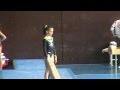 Chlo au championnat de  france gym  cognac 2013