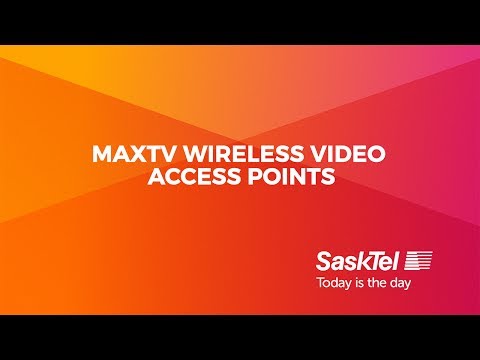 SaskTel Support - maxTV wireless video access points