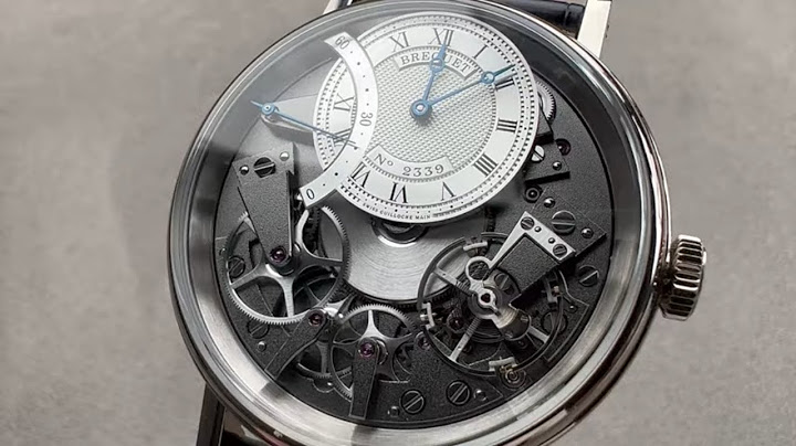 Breguet tradition 18k white gold review