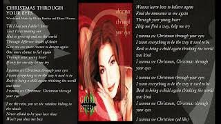 Watch Gloria Estefan Christmas Trough Your Eyes video