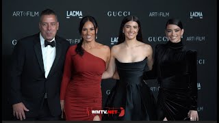 Charli D'Amelio, Dixie, Marc and Heidi D'Amelio arrive at LACMA: Art + Film Gala in Los Angeles