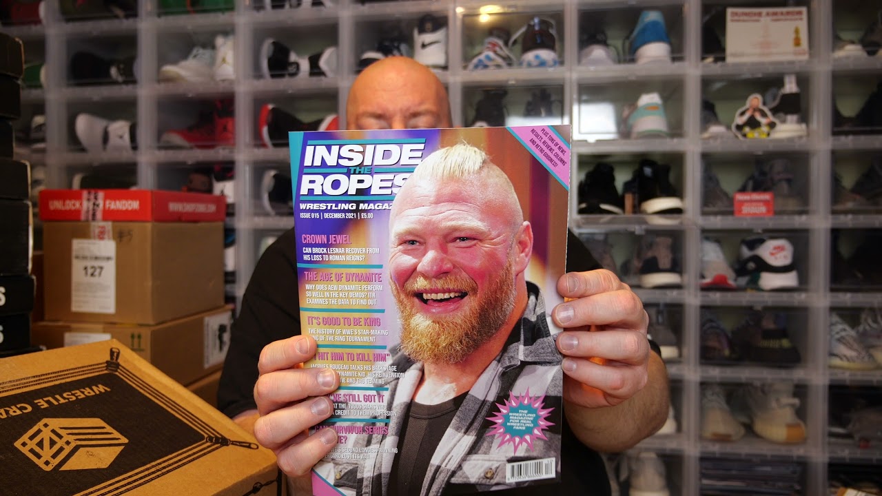 Opening the Wrestle Crate UK Mystery Box + Exclusive AEW Malakia Black shirt