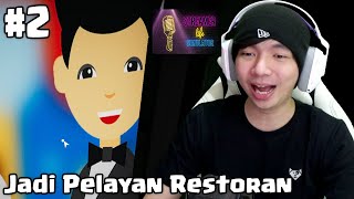 Menjadi Pelayan Restoran - Streamer Life Simulator Indonesia -  Part 2