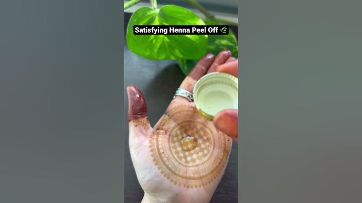 Satisfying Henna Peel Off #henna #satisfyingvideos #shorts