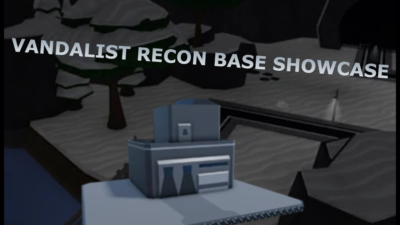 VANDALIST RECON BASE SKIN SHOWCASE read Disc For More Info Tower Vandalist Recon Base Skin Showcase Read Disc For More Info Tower