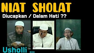Niat Sholat, Dilafadzkan atau Dalam Hati ??? Ustadz Khalid Basalamah, Ustadz Firanda andirja,