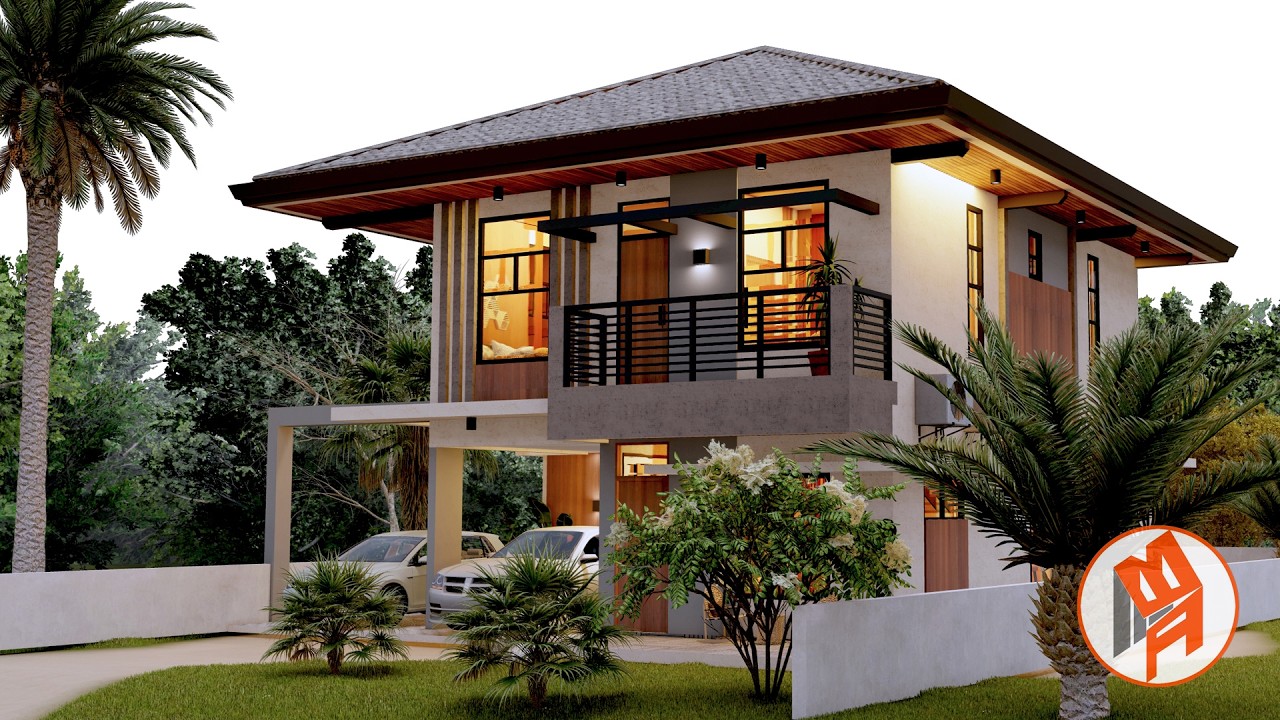 5 Bedroom House Design | Tropical Modern Home 2025 | H00366 - YouTube