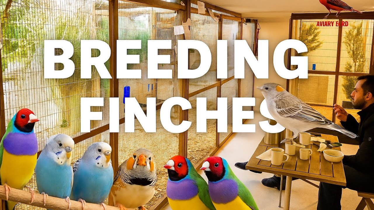 LARGE Bird Room Tour Aviary Birds Breeding Finches Ep 31