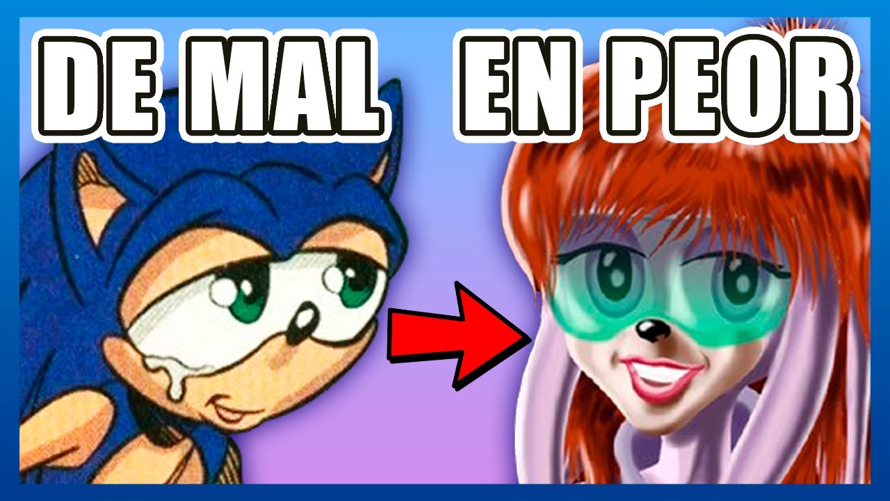 Los comics OFICIALES de Sonic son un DESASTRE