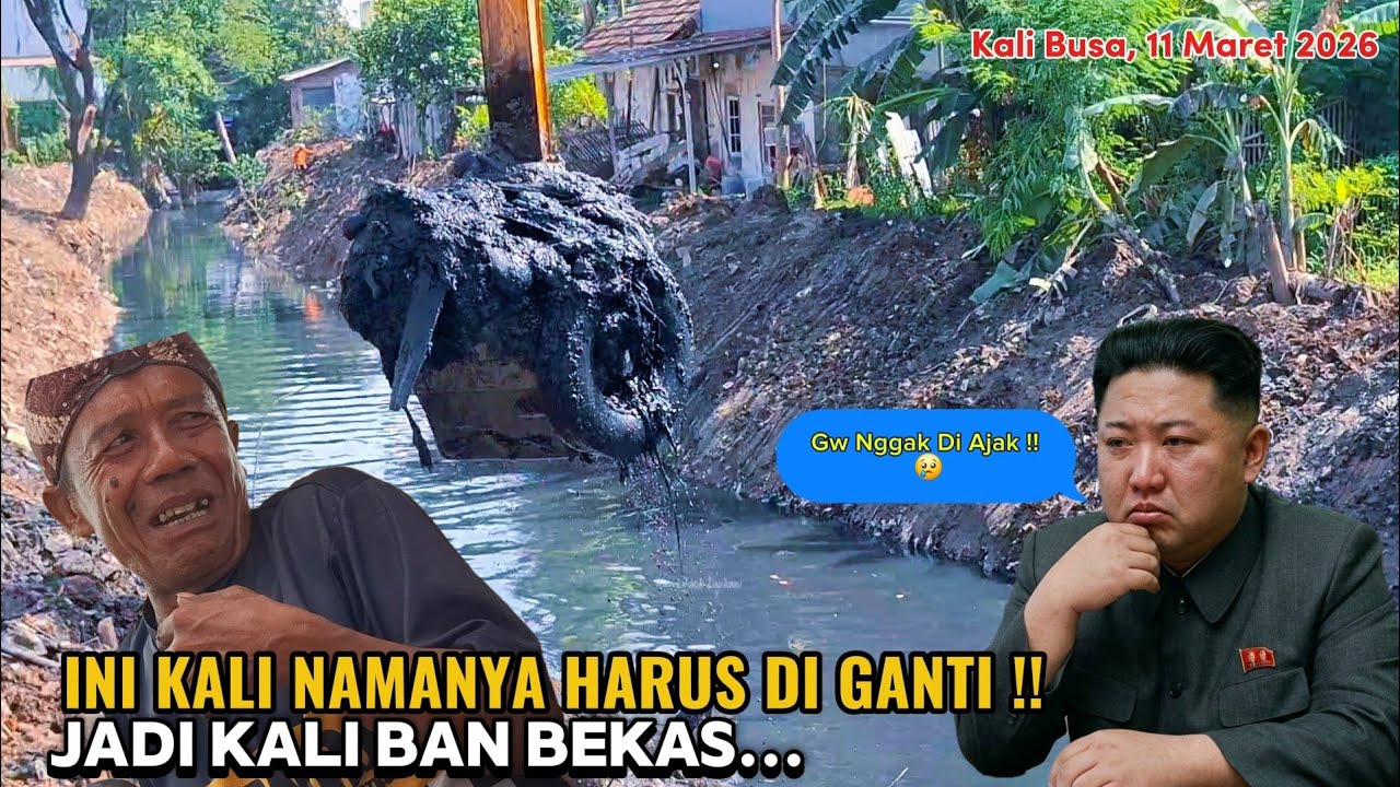 KACAW ‼️ LUMPUR KALI PENUH BAN BEKAS ‼️ INI SI KALINYA HARUS DI GANTI NAMANYA ‼️