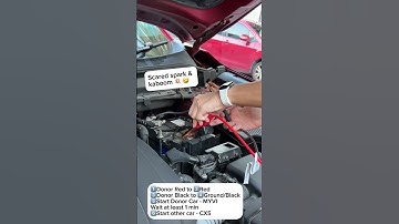 Myvi Saves Mazda CX-5! 🔋 How to Jump Start a Dead Car Battery #CarTips