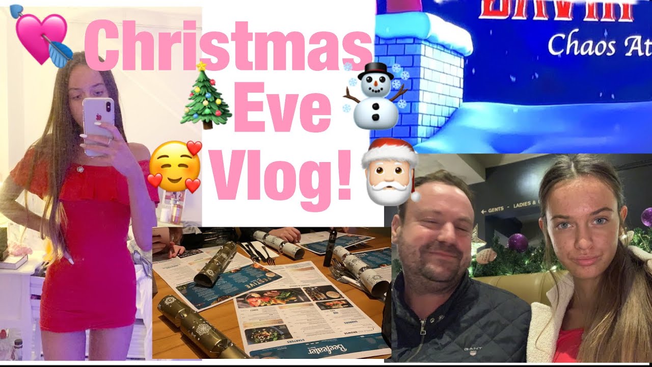 CHRISTMAS EVE VLOG!! ESCAPE ROOMS, MEAL OUT & PREPARING🎄💘💘