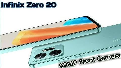 Infinix Zero 20, 60MP Front Camera| 108MP|4K Video Record #smartphonegyan
