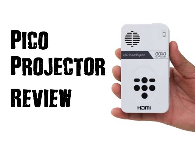 LED Pico Pocket HDMI Projector- REVIEW - YouTube