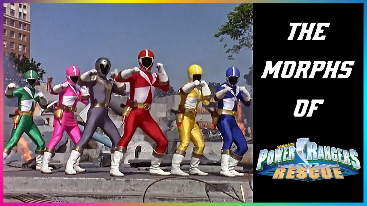 Ever Power Ranger EVERY 'Power Rangers Lightspeed Rescue' MORPH EVER - YouTube