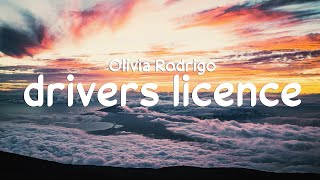 Olivia Rodrigo - drivers licence (Lyrics)