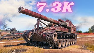T92 HMC  7.3K Damage Arty World of Tanks Gameplay (4K)