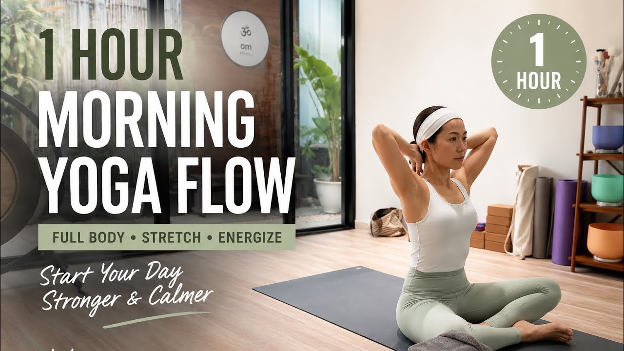 1 Hour Morning Yoga Flow ☀️ | Full Body Stretch & Energy Boost