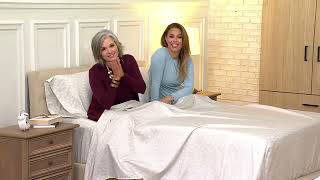 Northern Nights 400TC 100% Cotton Sateen Wrinkle Defense Sheet Set on QVC