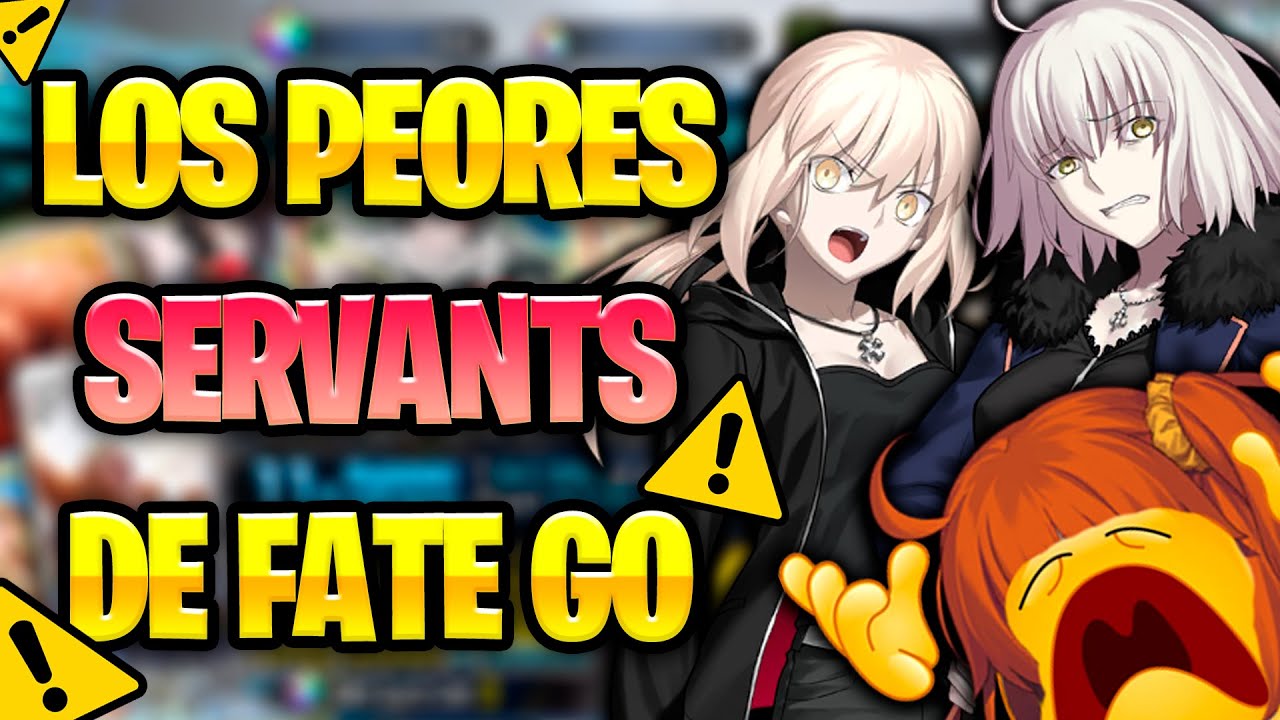 FGO | ❌TOP PEORES SERVANTS en FATE GRAND ORDER❌